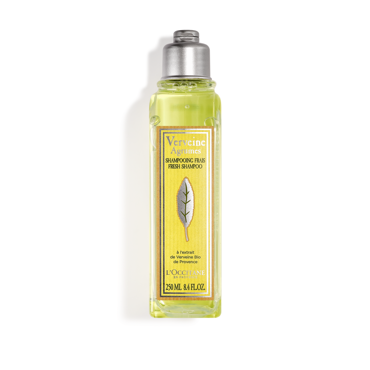 твердый шампунь для волос натуральный с морской солью и эфирным маслом лимона Шампунь Вербена для частого применения 250 мл