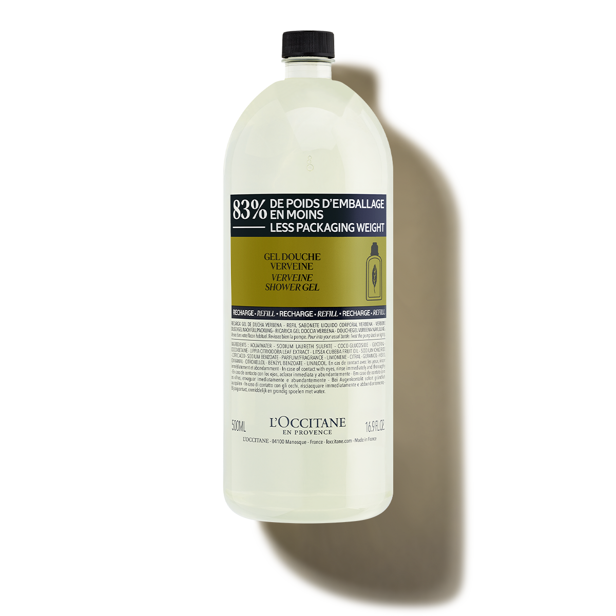 Гель для ванн и душа Вербена 500 мл, сменный блок 
Гель для ванн и душа Вербена 500 мл, сменный блок