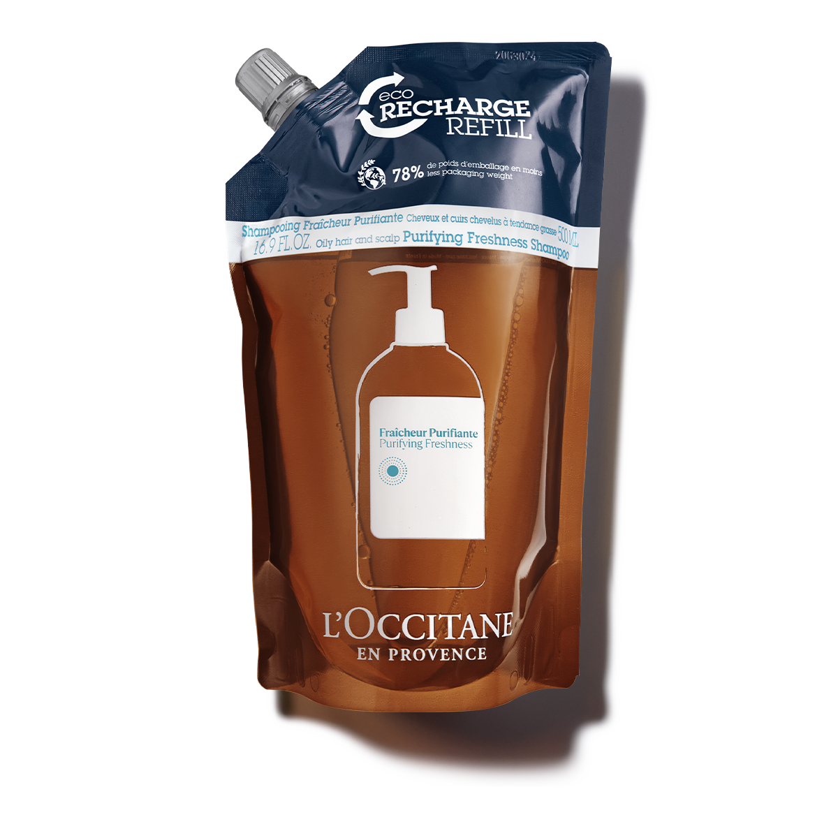 

Шампунь Аромакология Живительная Свежесть 500 мл, сменный блок